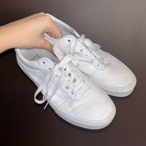 White Vans sneakers